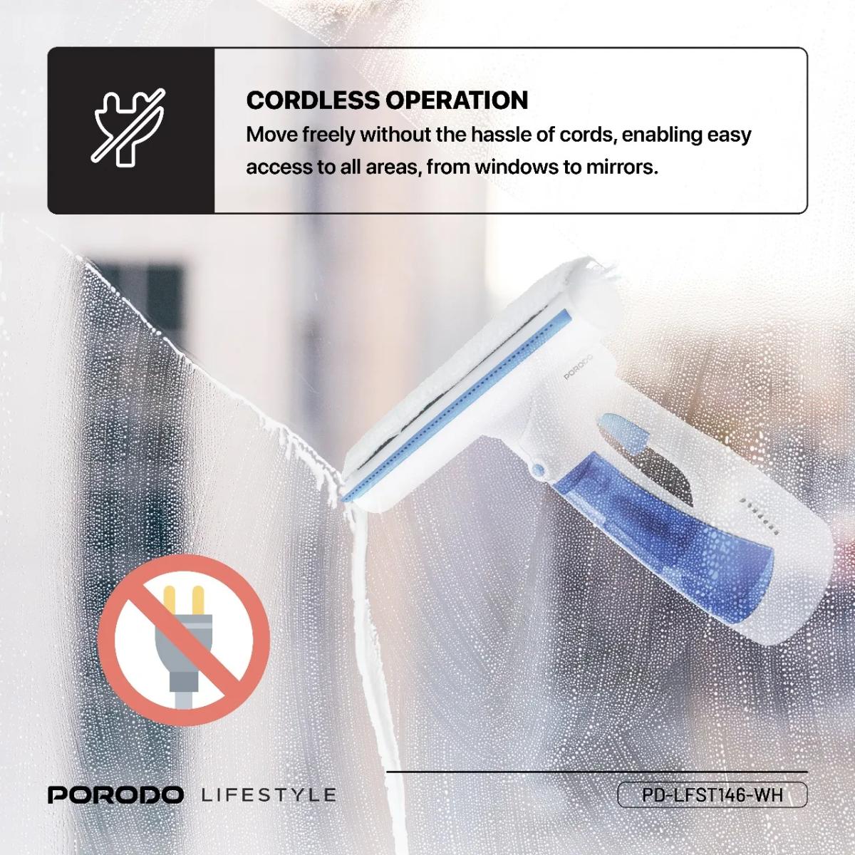 Porodo Lifestyle Handheld Window Cleaner