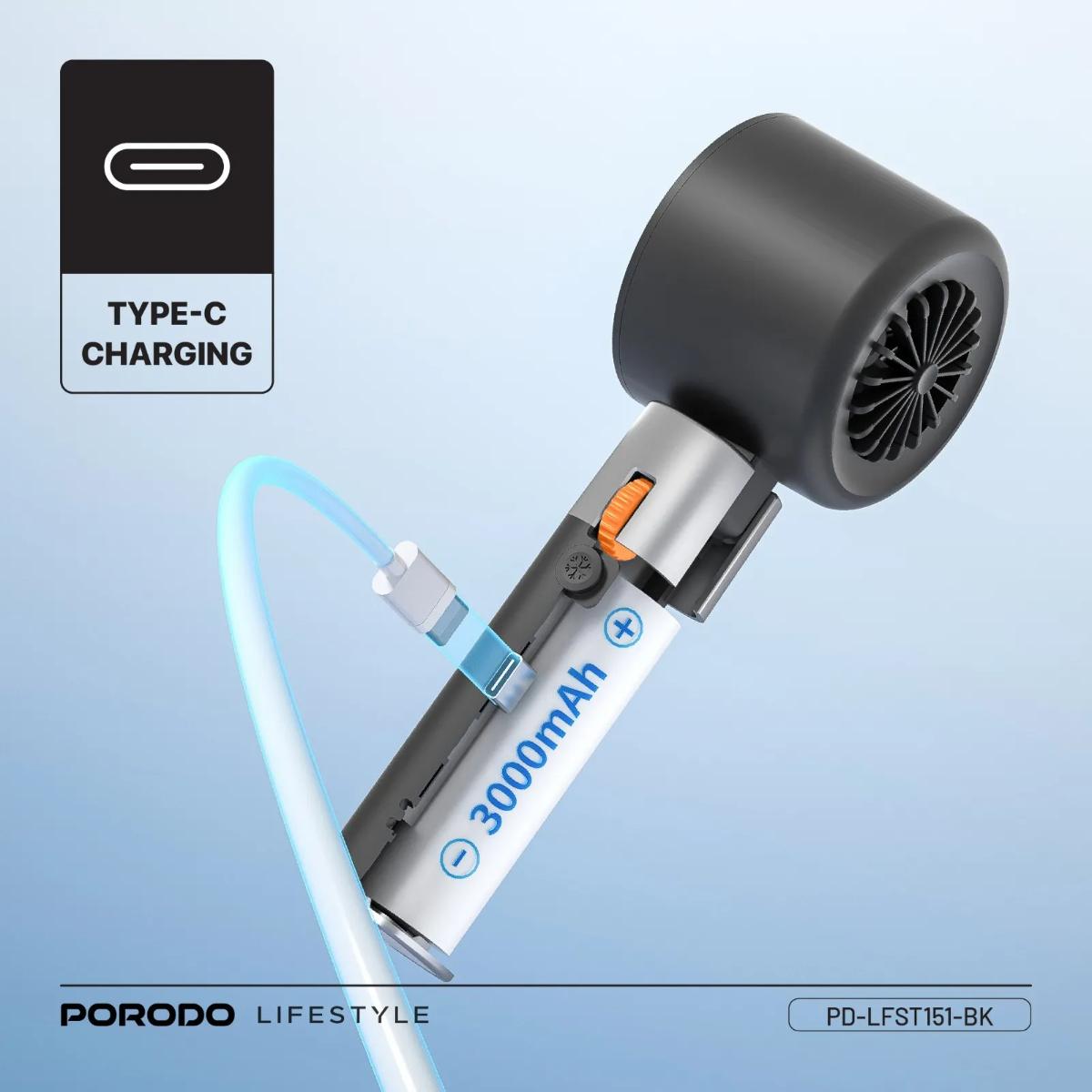 Porodo Lifestyle Handheld Turbo Fan