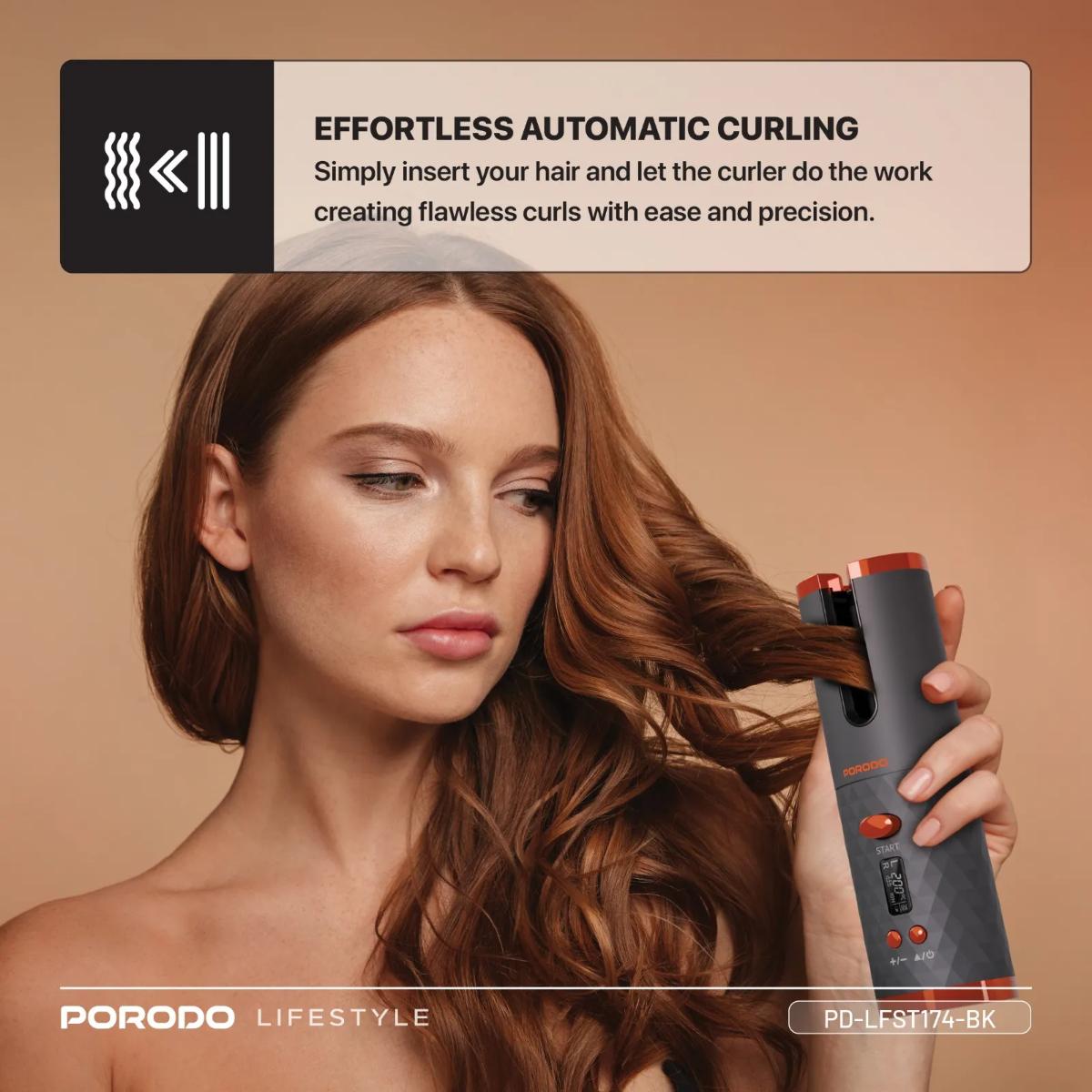 Porodo Lifestyle Automatic Hair Curler