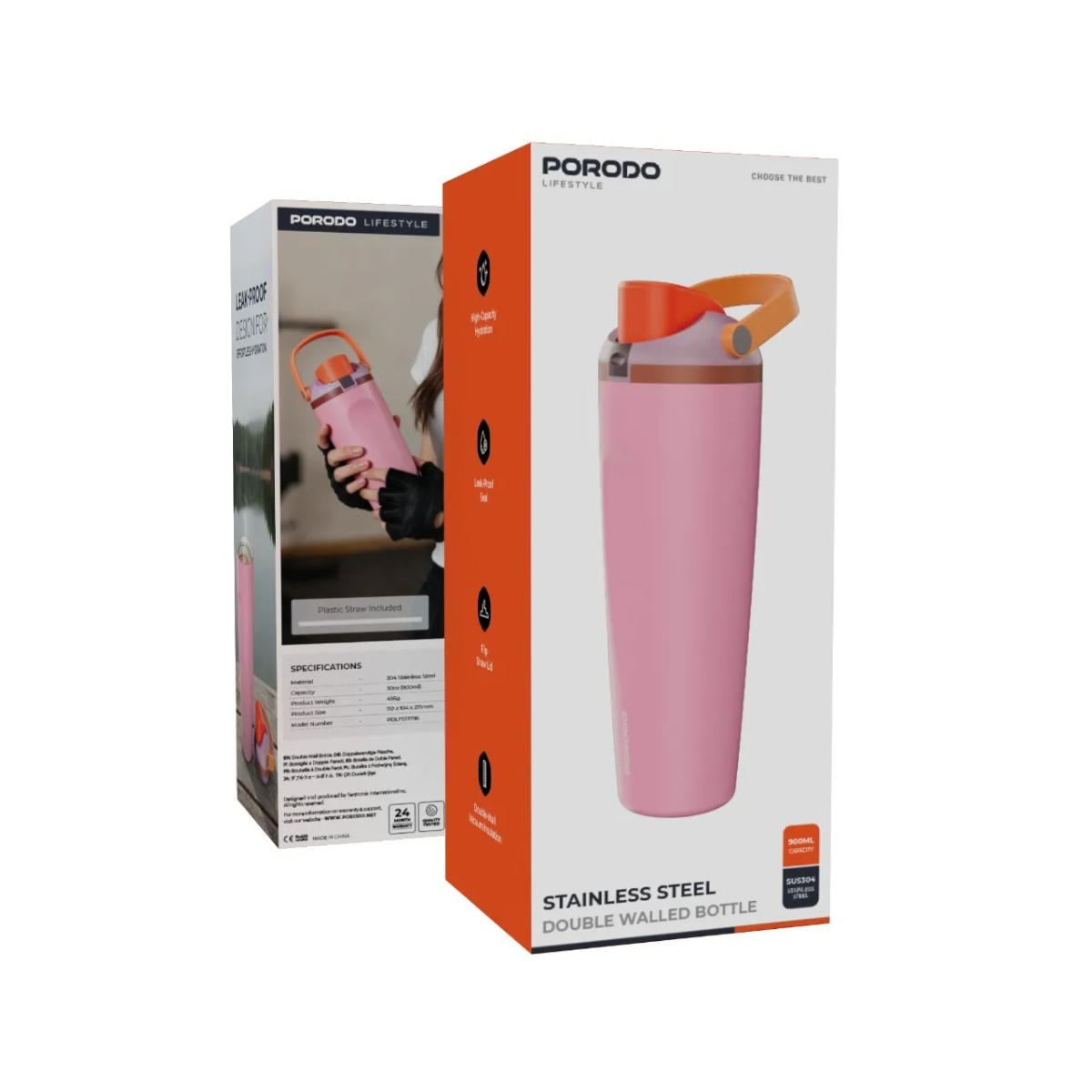Porodo Lifestyle Stainless Steel Double Walled Bottle
