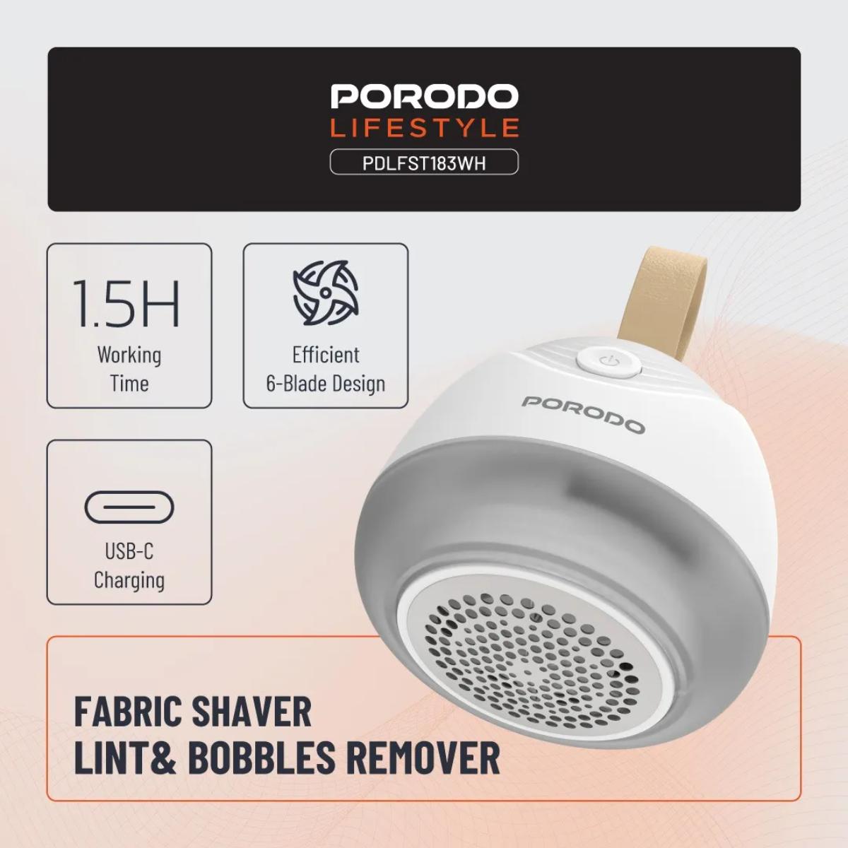 Porodo Lifestyle Fabric Shaver & Lint Remover