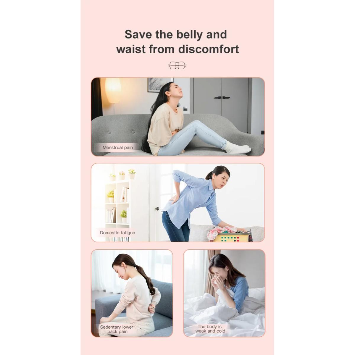 Porodo Lifestyle Cordless Heat Wave Massage Pad