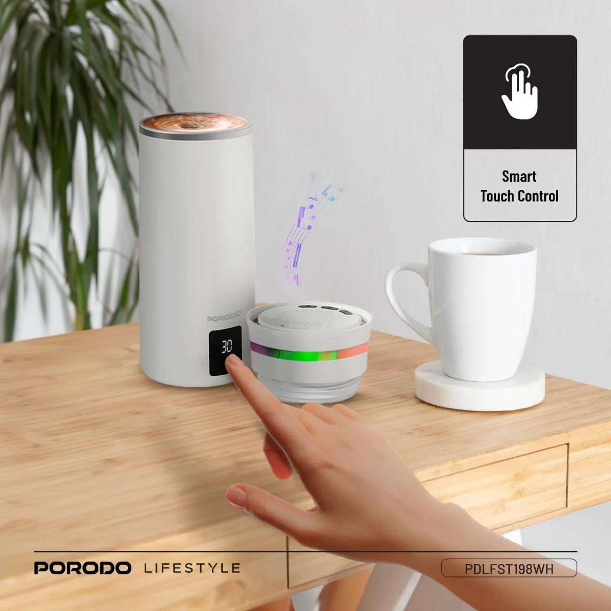 Porodo Fluxmix 350ML Stirring Cup with Speaker