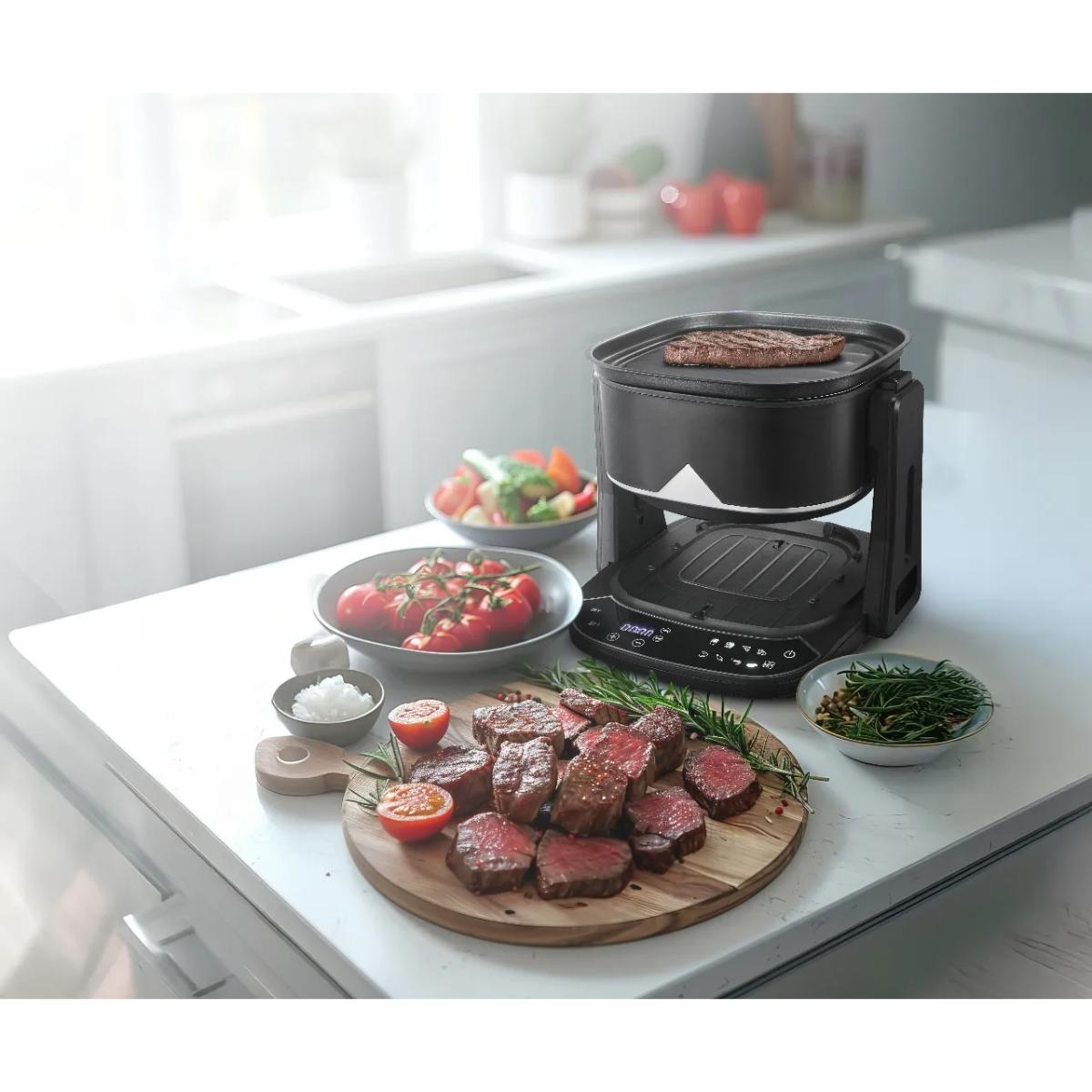 Porodo Lifestyle Quick Flip 3-In-1 Air Fryer