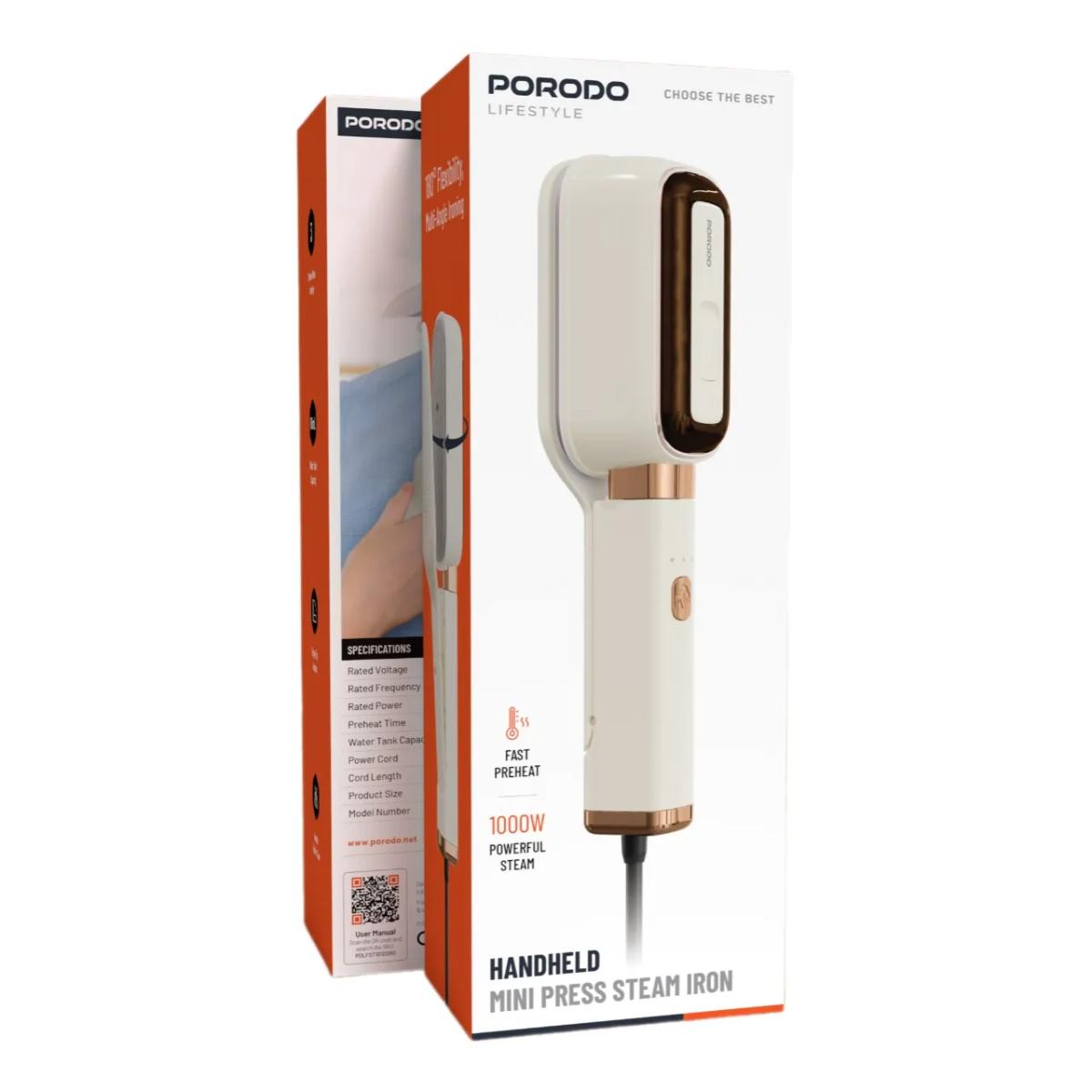 Porodo  Handheld Mini Press Steam Iron