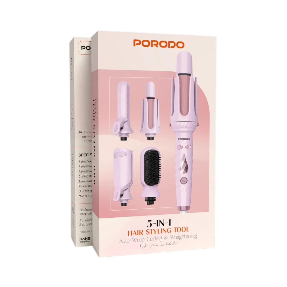 Porodo 5 In 1 Hair styling  Tool