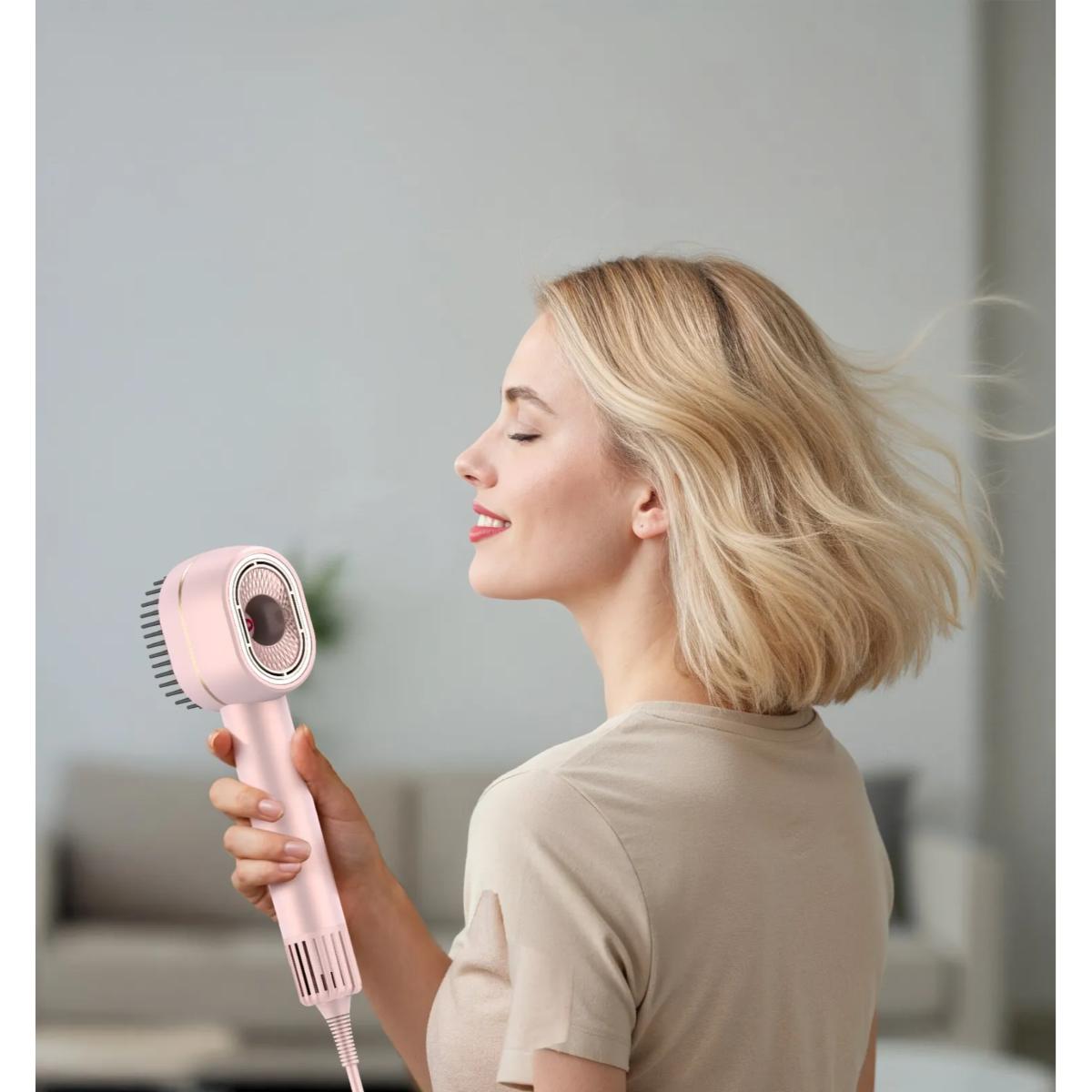 Porodo 2-in-1 Professional Hair Dryer & Straightener Brush