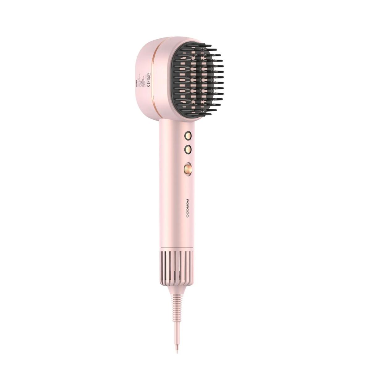 Porodo 2-in-1 Professional Hair Dryer & Straightener Brush