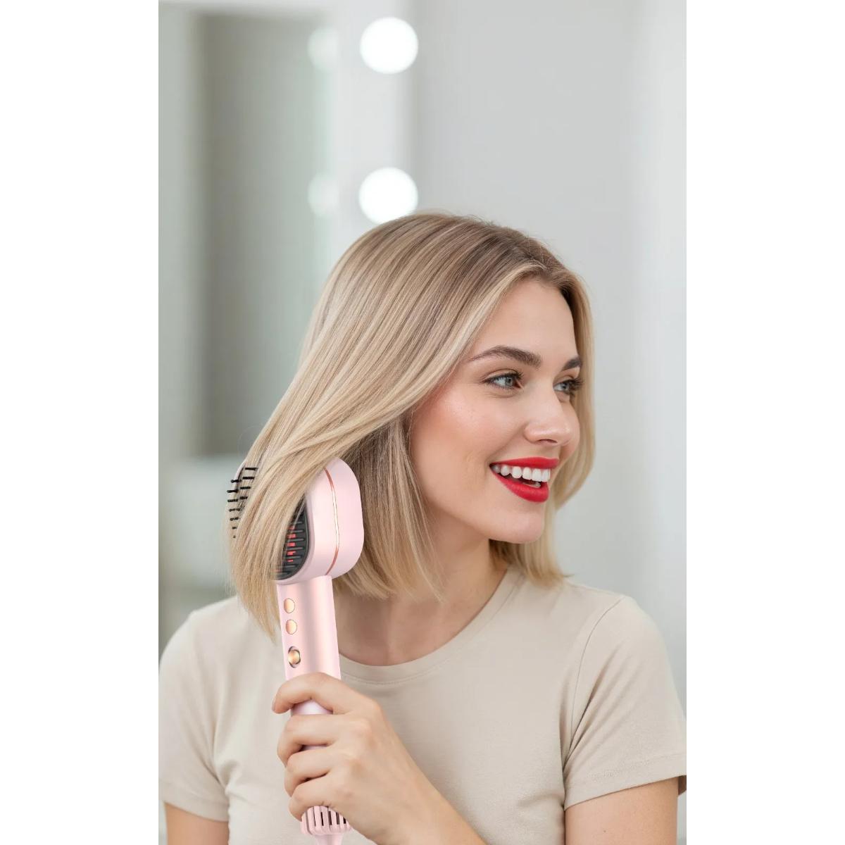 Porodo 2-in-1 Professional Hair Dryer & Straightener Brush