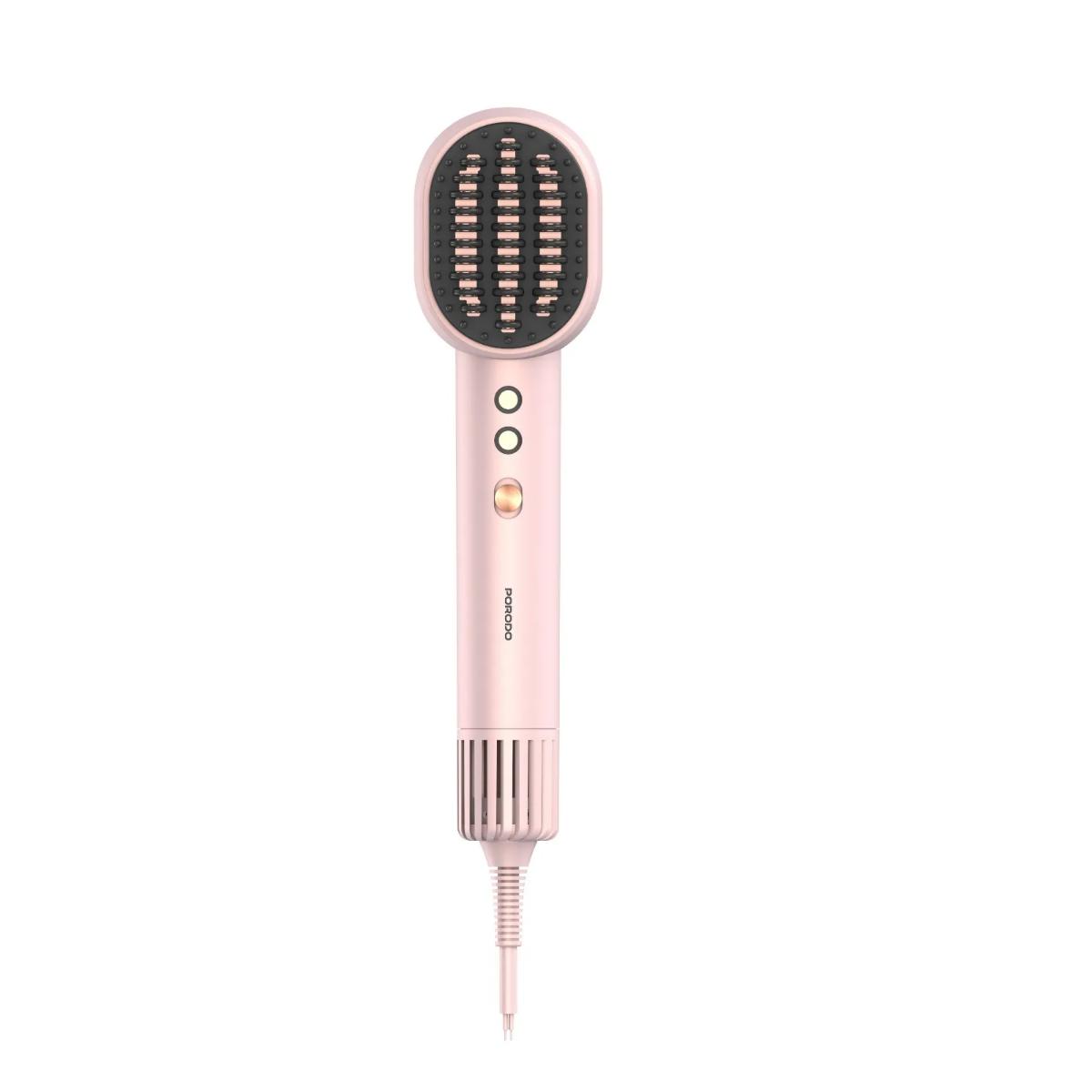 Porodo 2-in-1 Professional Hair Dryer & Straightener Brush