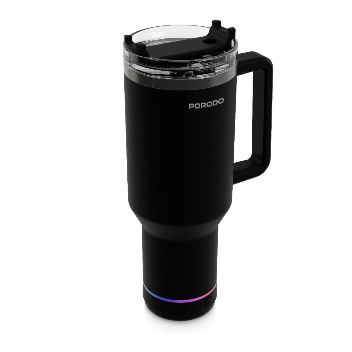 Porodo 40oz HydroTunes Bluetooth Speaker Tumbler