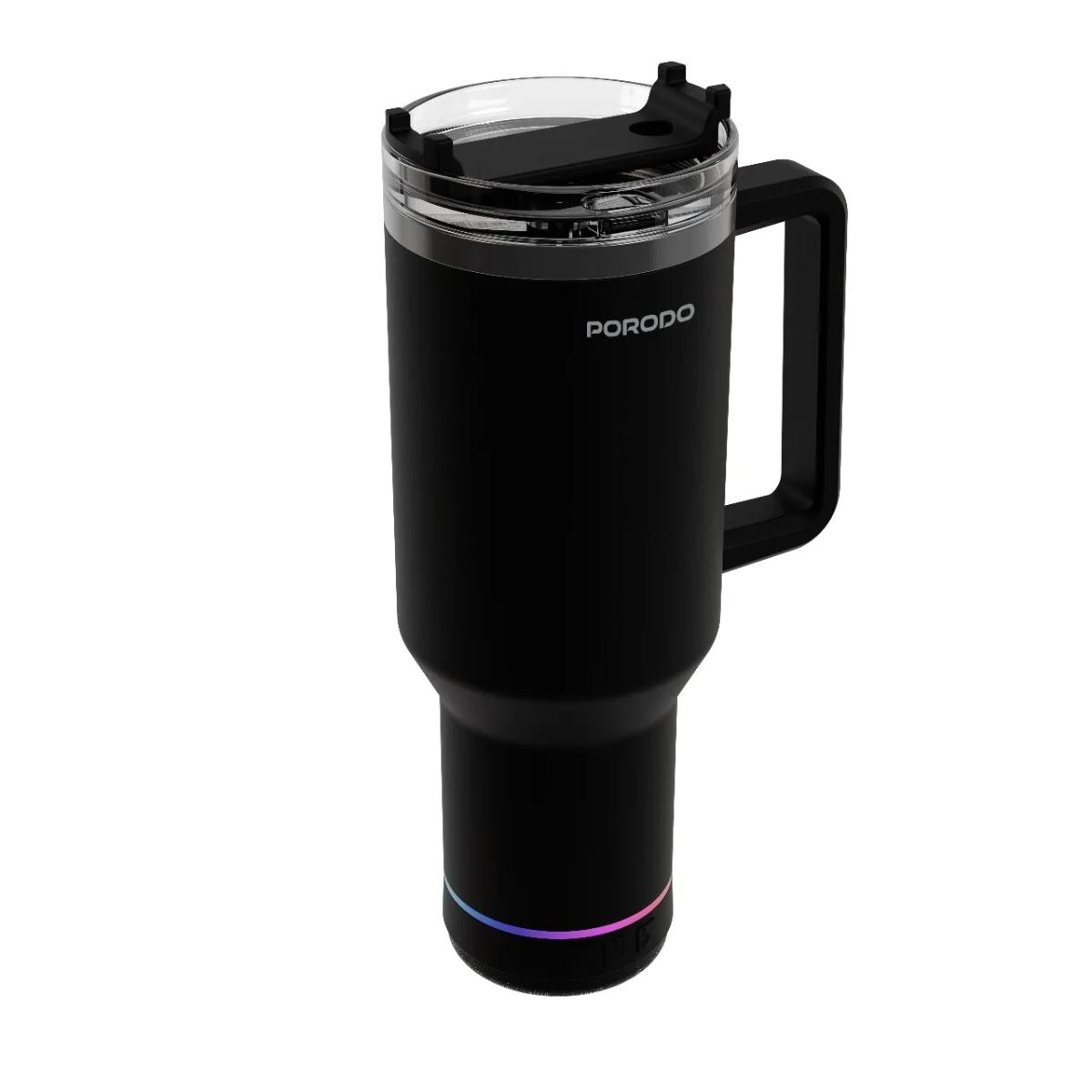 Porodo 40oz HydroTunes Bluetooth Speaker Tumbler