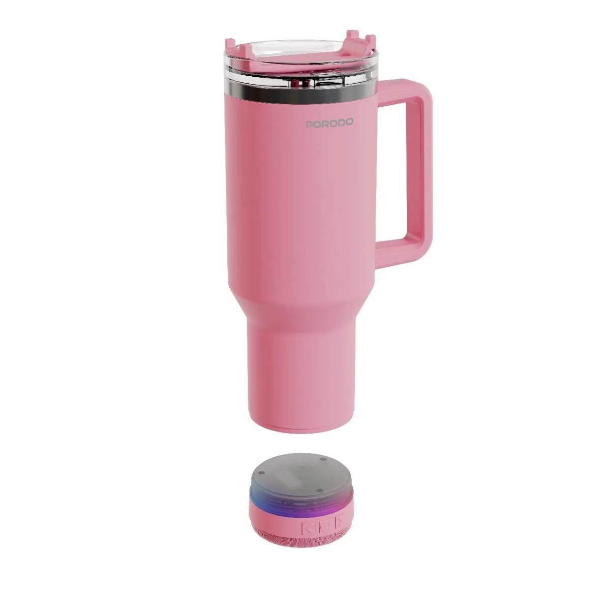 Porodo 40oz HydroTunes Bluetooth Speaker Tumbler