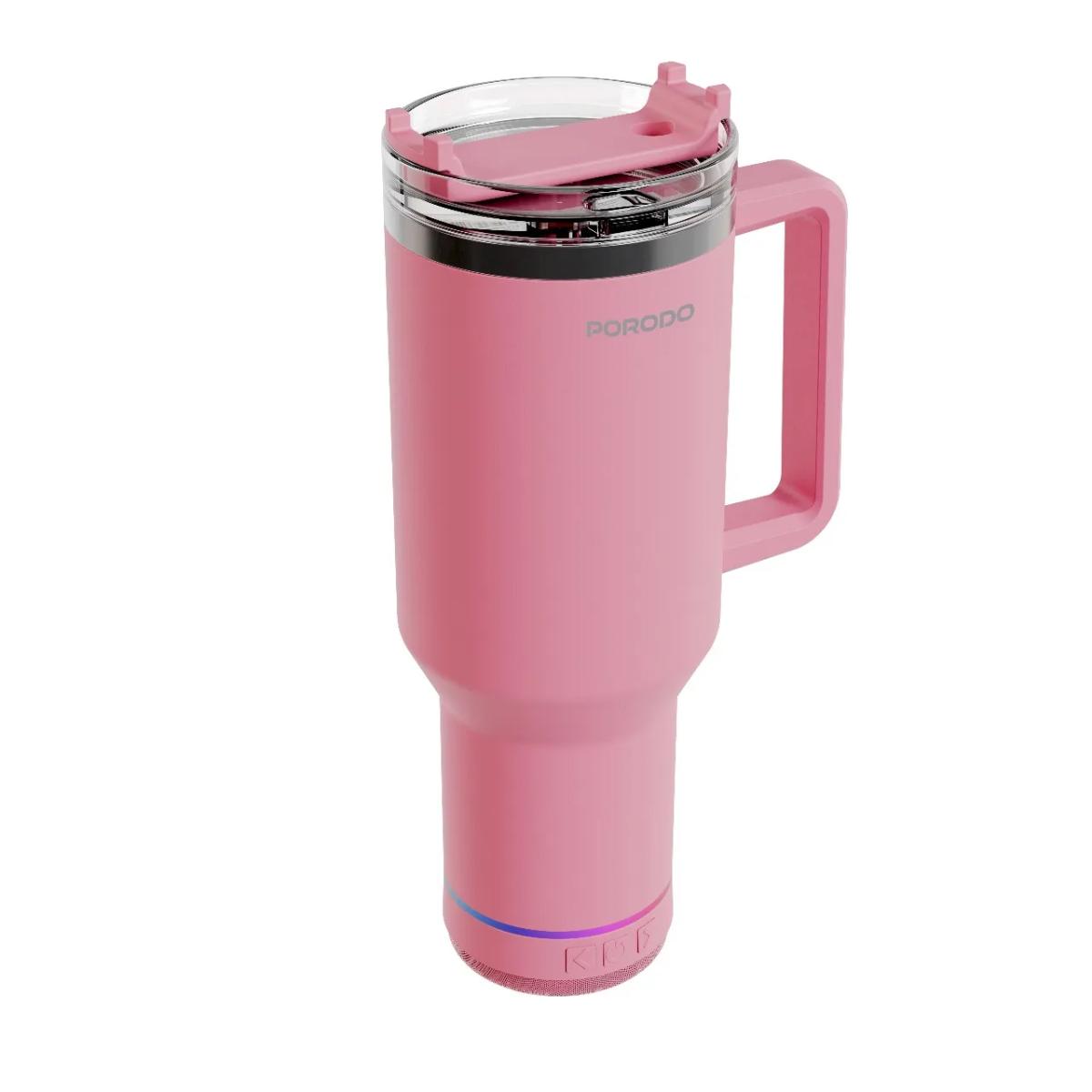 Porodo 40oz HydroTunes Bluetooth Speaker Tumbler