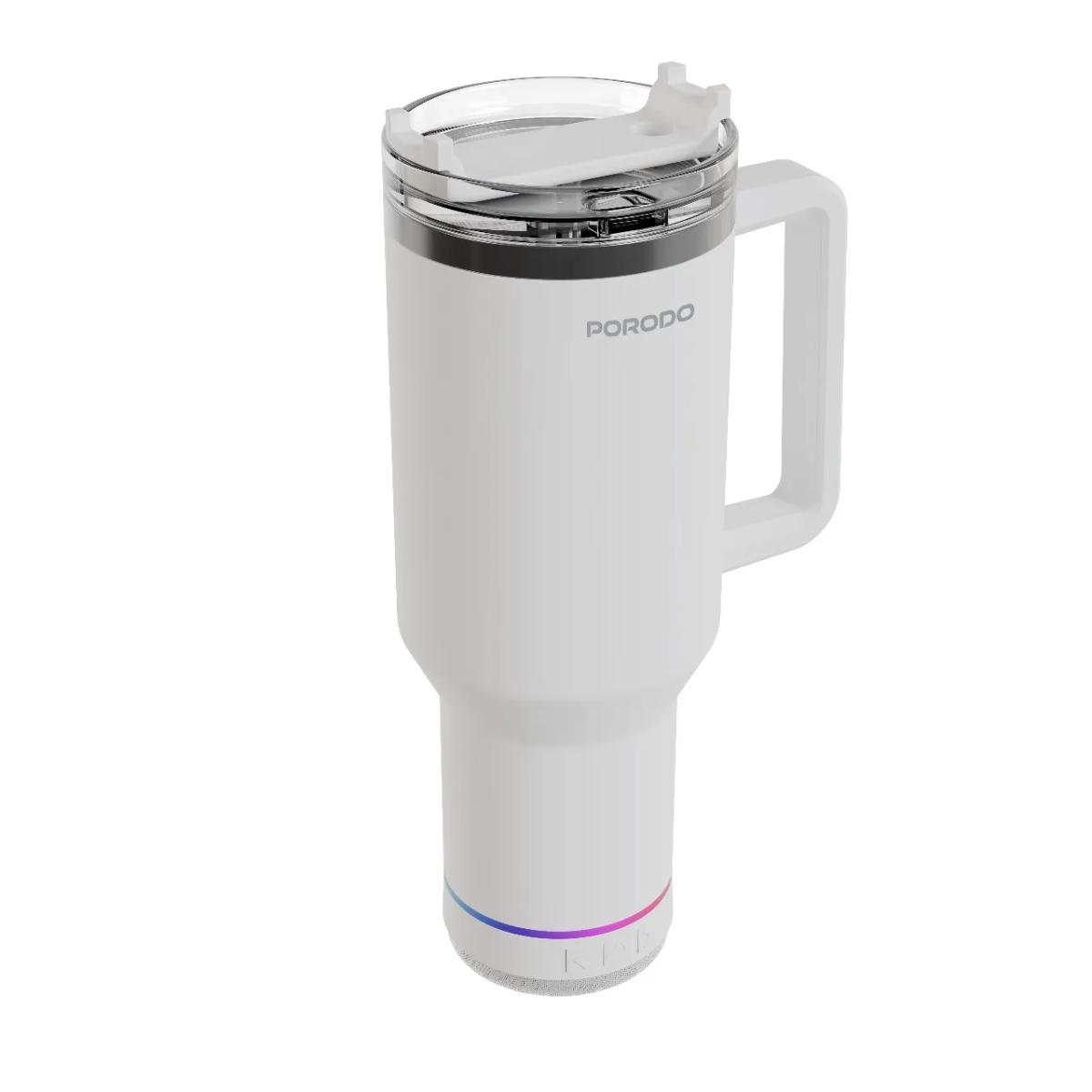 Porodo 40oz HydroTunes Bluetooth Speaker Tumbler