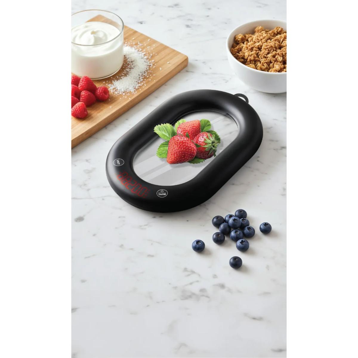 Porodo Lifestyle Glass Design Smart Kitchen Scale