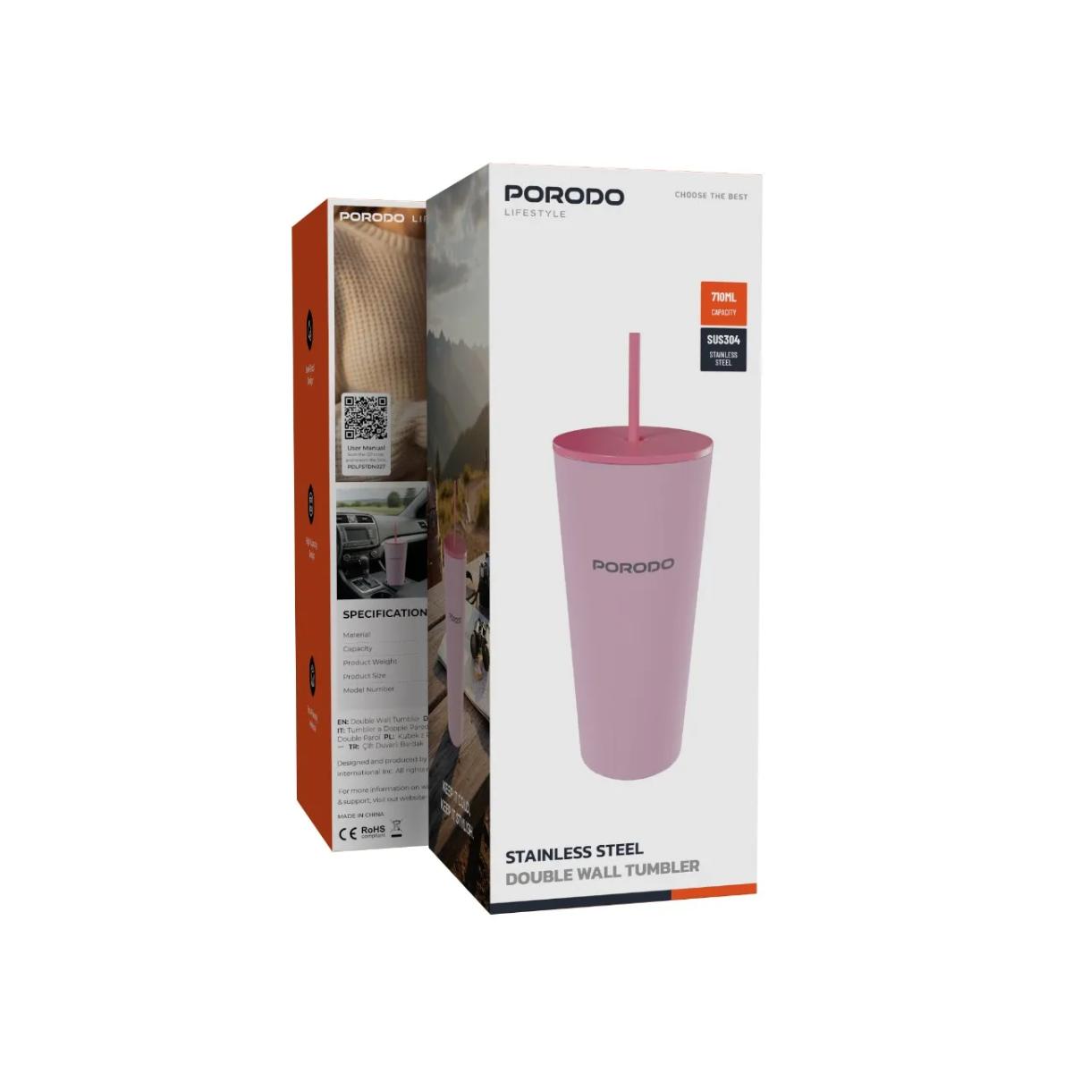 Porodo Lifestyle Stainless Steel Double Wall Tumbler