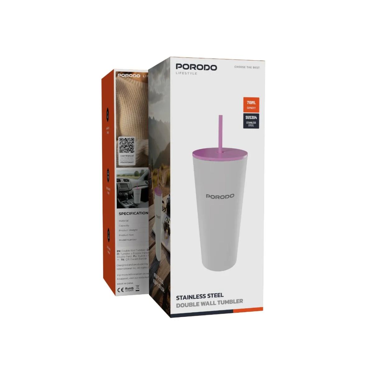 Porodo Lifestyle Stainless Steel Double Wall Tumbler