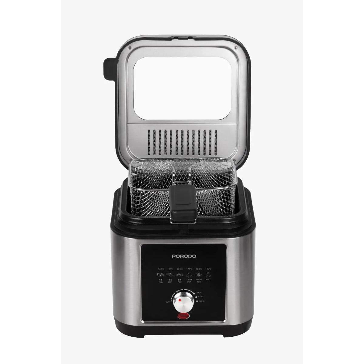 Porodo Lifestyle 2.5L Compact Deep Fryer