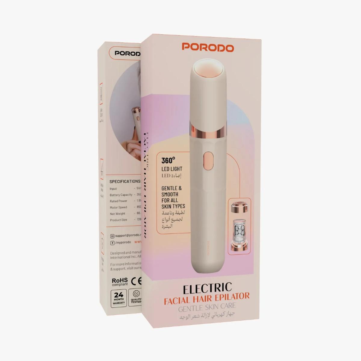 Porodo Electric Facial Hair Epilator