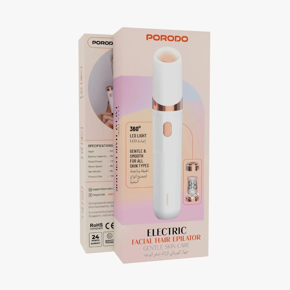 Porodo Electric Facial Hair Epilator