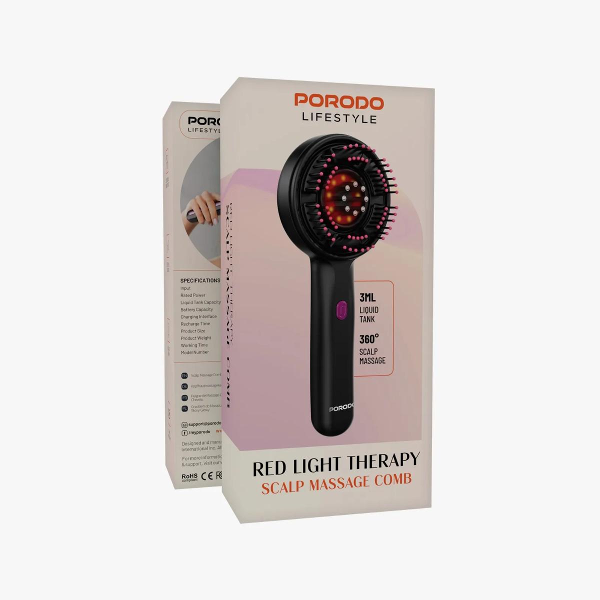 Porodo  Red Light Therapy Scalp massage Comb