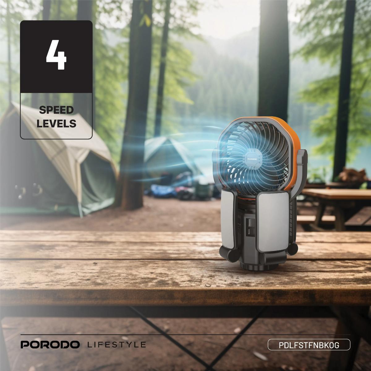 Porodo  Suncharge Outdoor Solar Fan