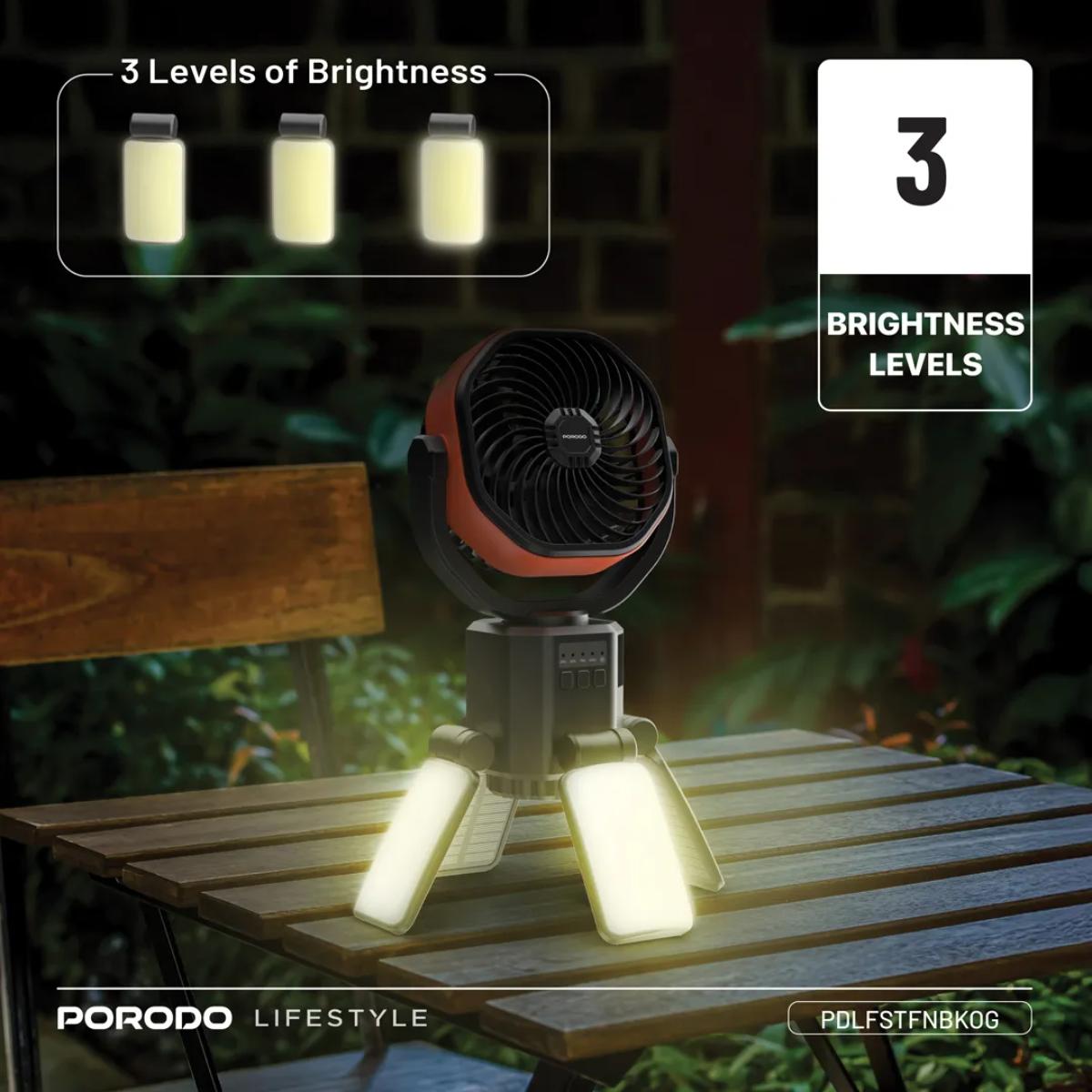 Porodo  Suncharge Outdoor Solar Fan