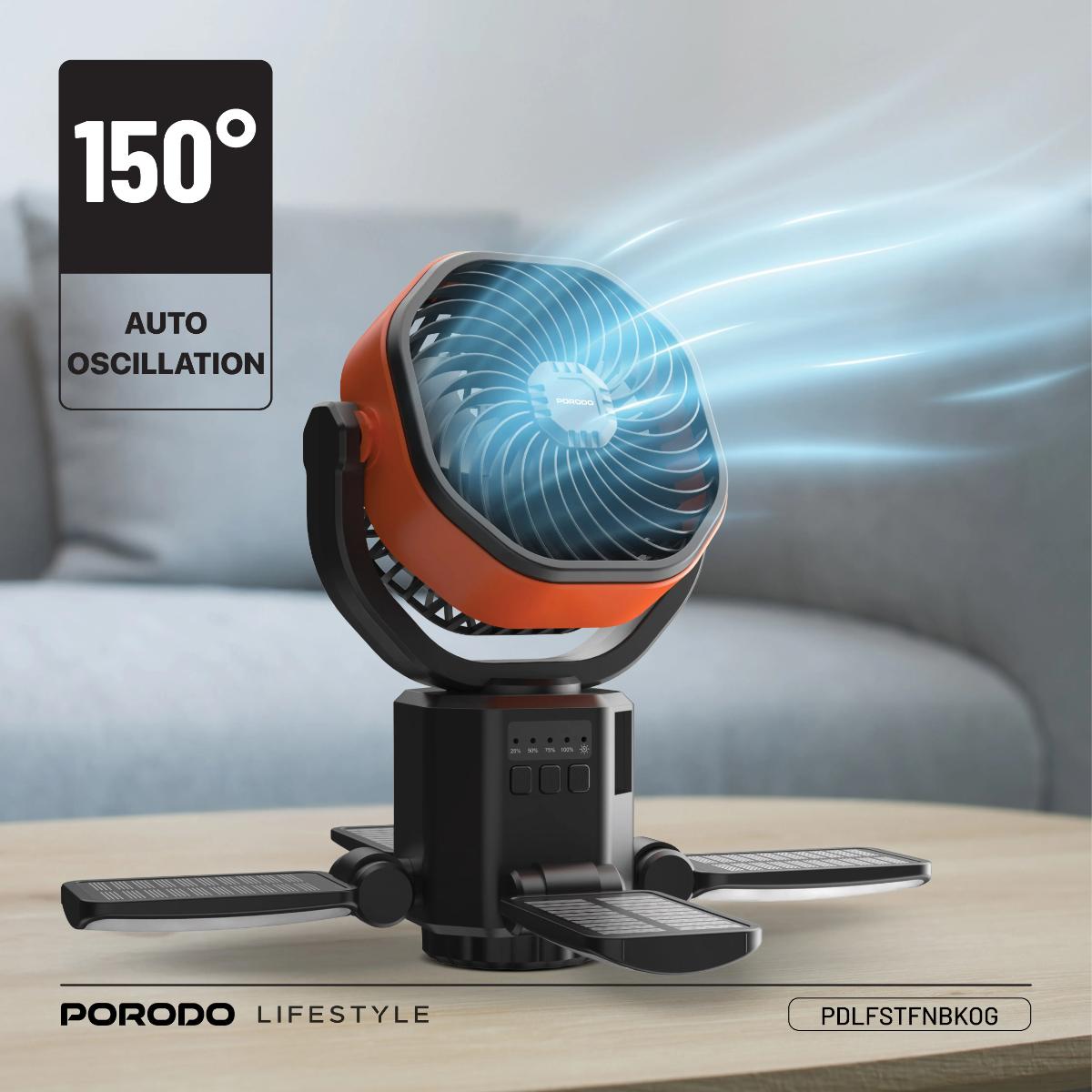 Porodo  Suncharge Outdoor Solar Fan