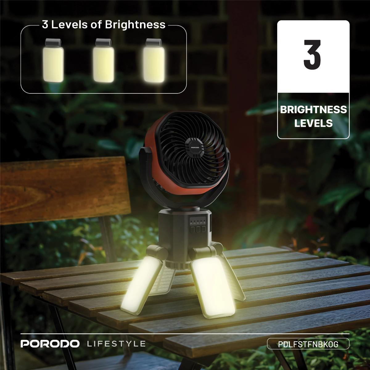 Porodo  Suncharge Outdoor Solar Fan