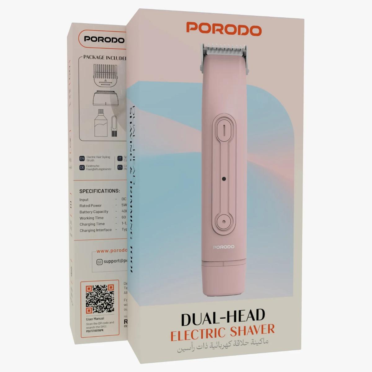 Porodo Lifestyle Dual-Head Electric Shaver