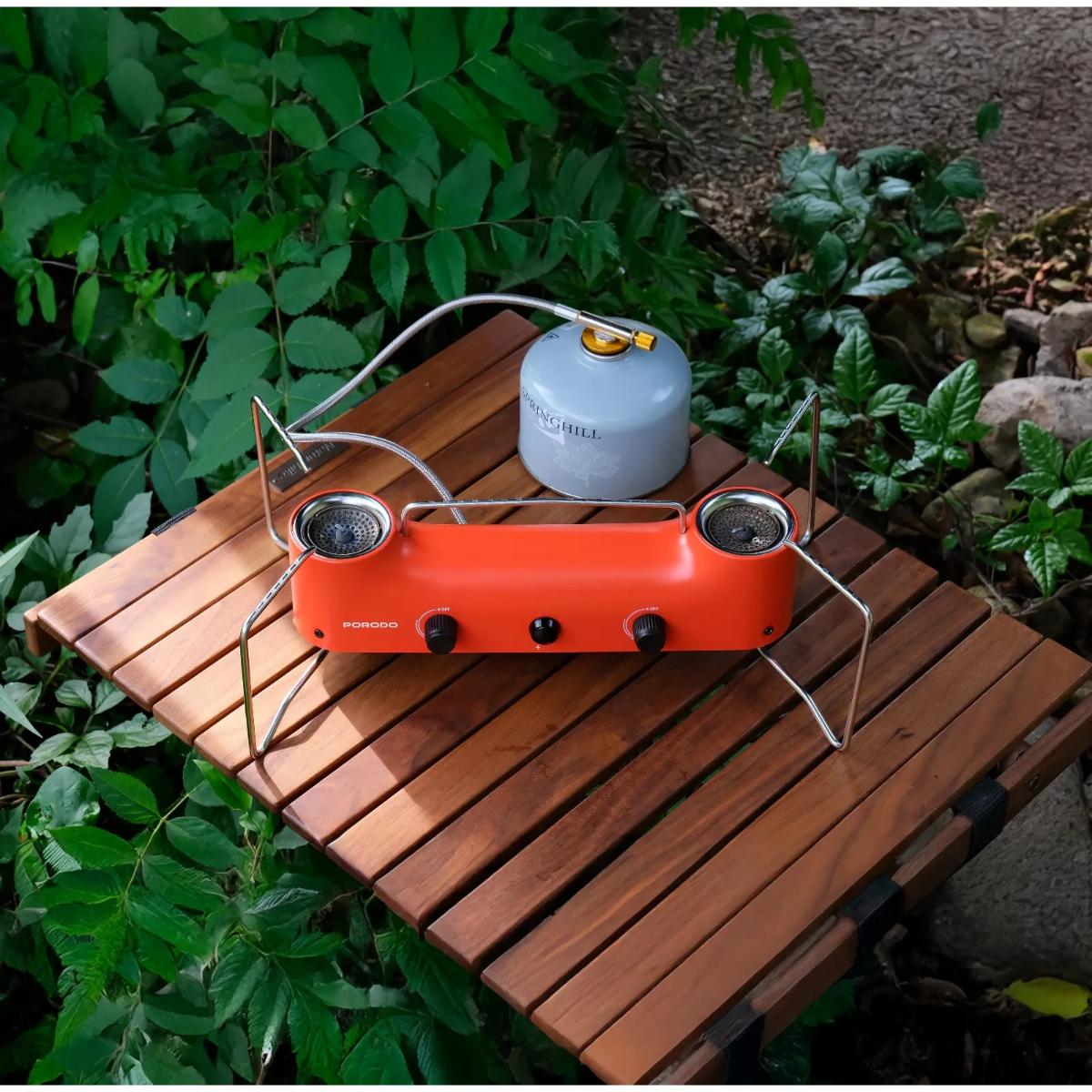 Porodo Lifestyle Dual burner camping gas stove