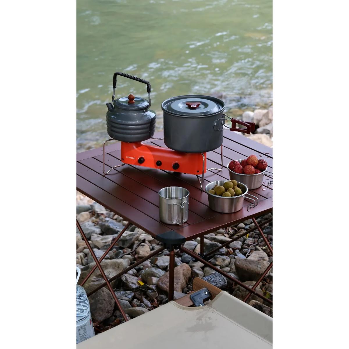 Porodo Lifestyle Dual burner camping gas stove