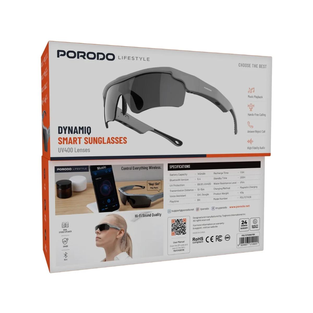 Porodo Lifestyle Dynamiq Smart Sunglasses