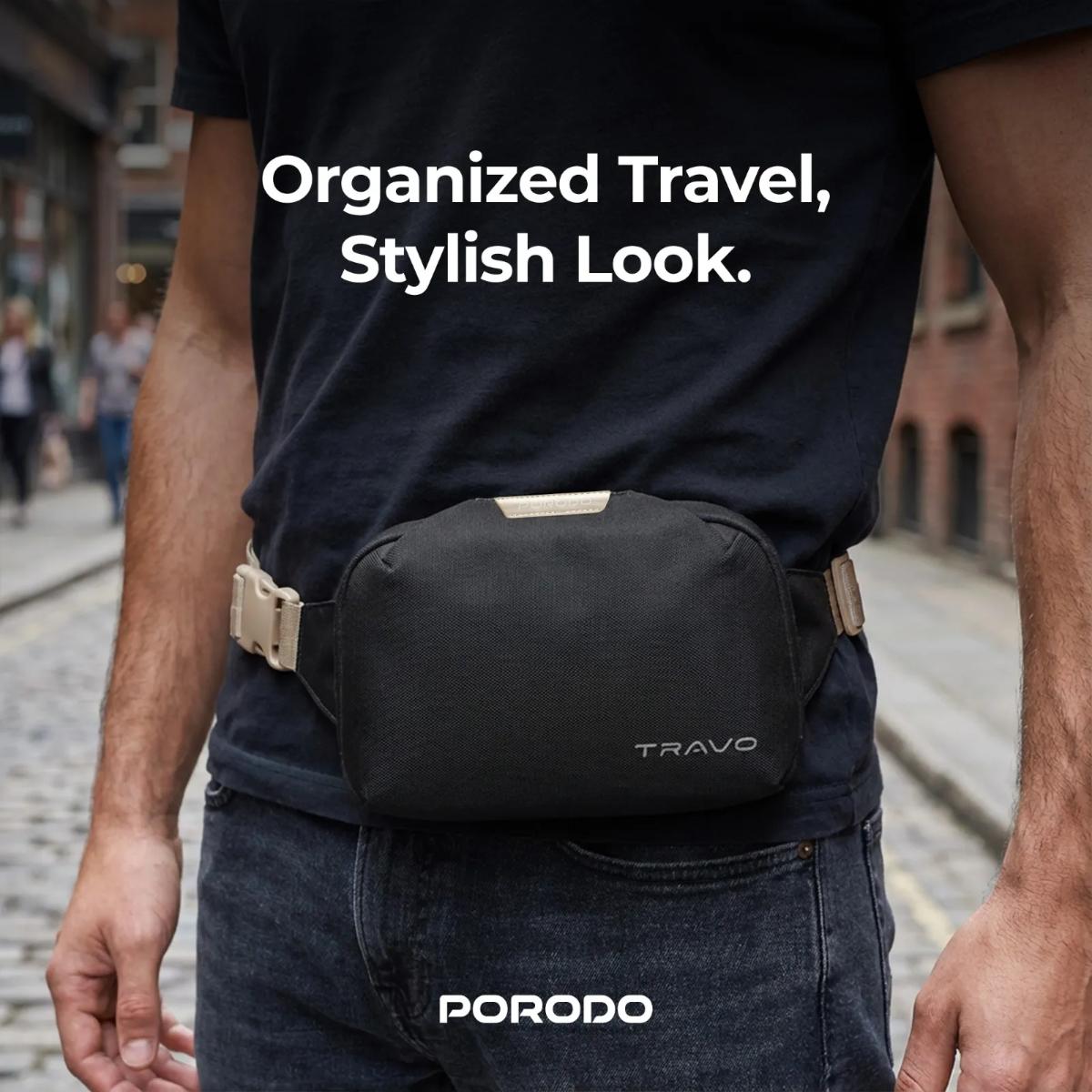 Porodo Lifestyle Travo Waist Bag