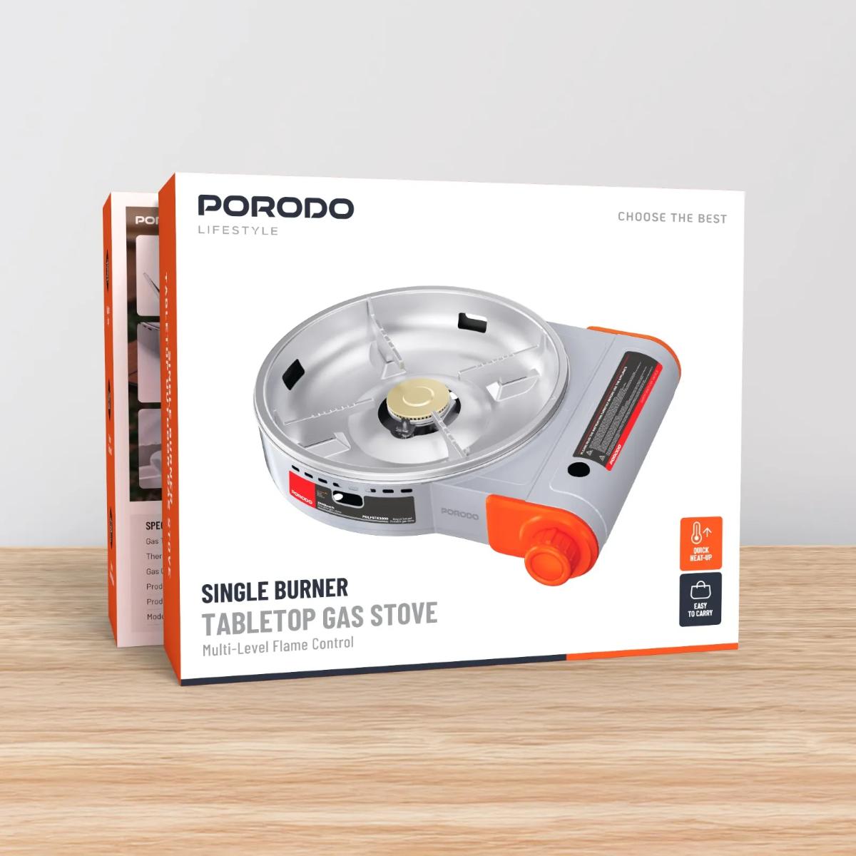 Porodo Lifestyle Single Burner Gas Stove