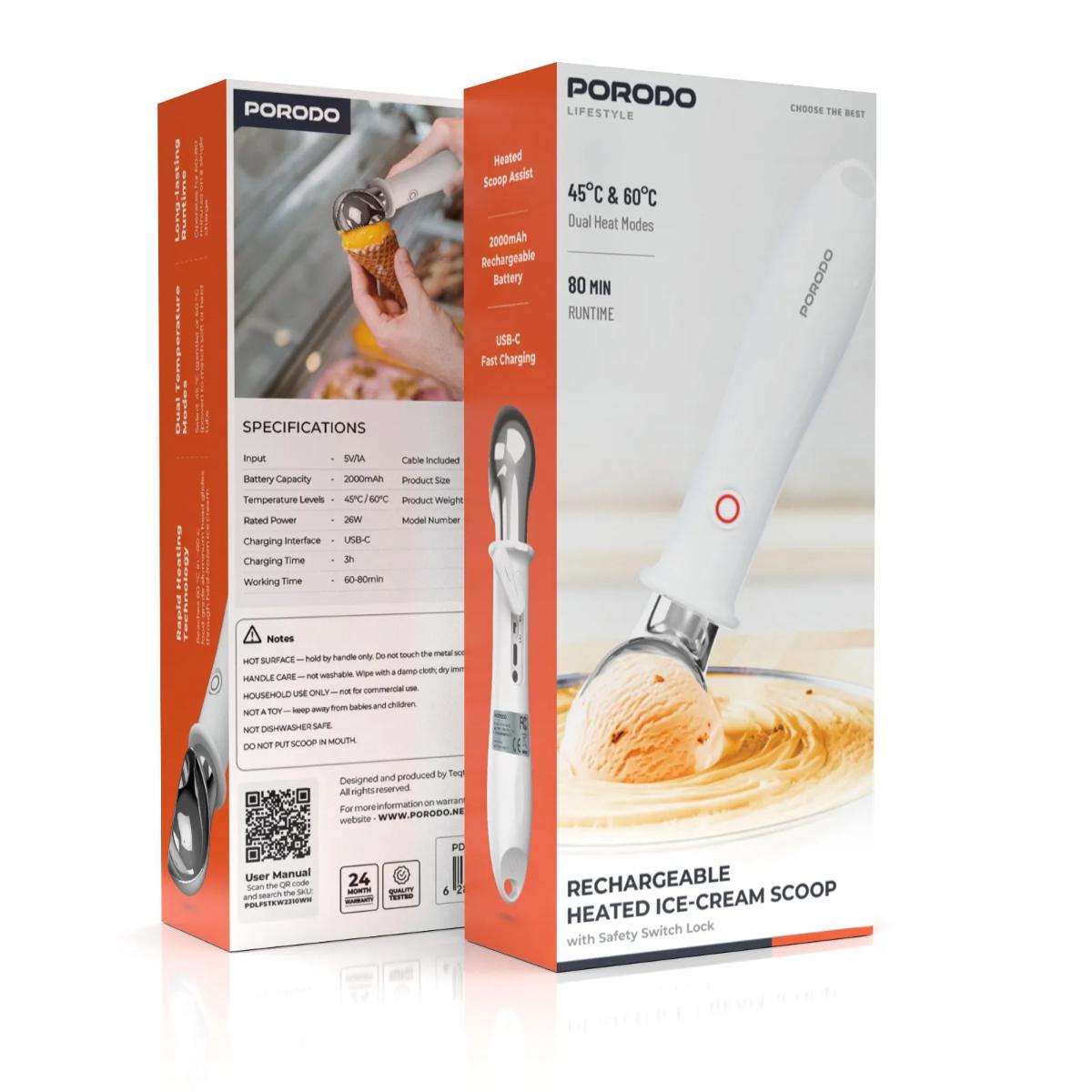 Porodo Heated Ice-Cream Scoop