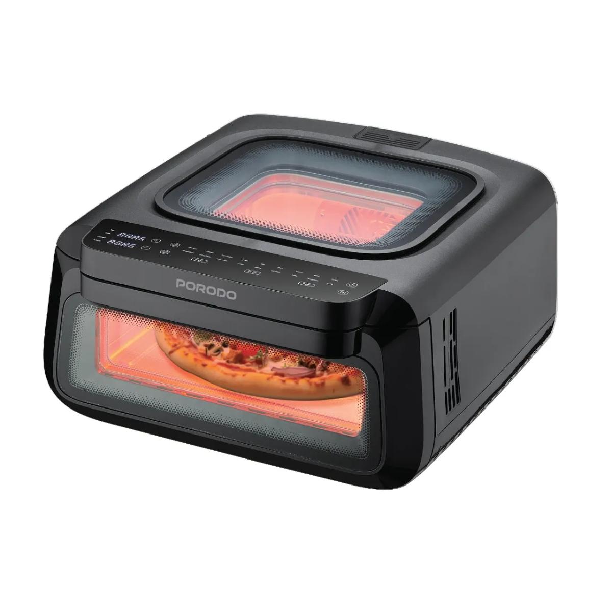 Porodo Lifestyle Crisp Cook 3-In-1 Air Fryer, Pizza, Oven