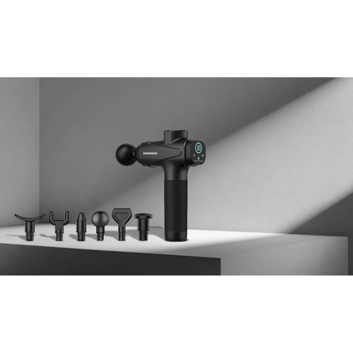 Porodo Lifestyle Multi-Head Deep Massage Gun