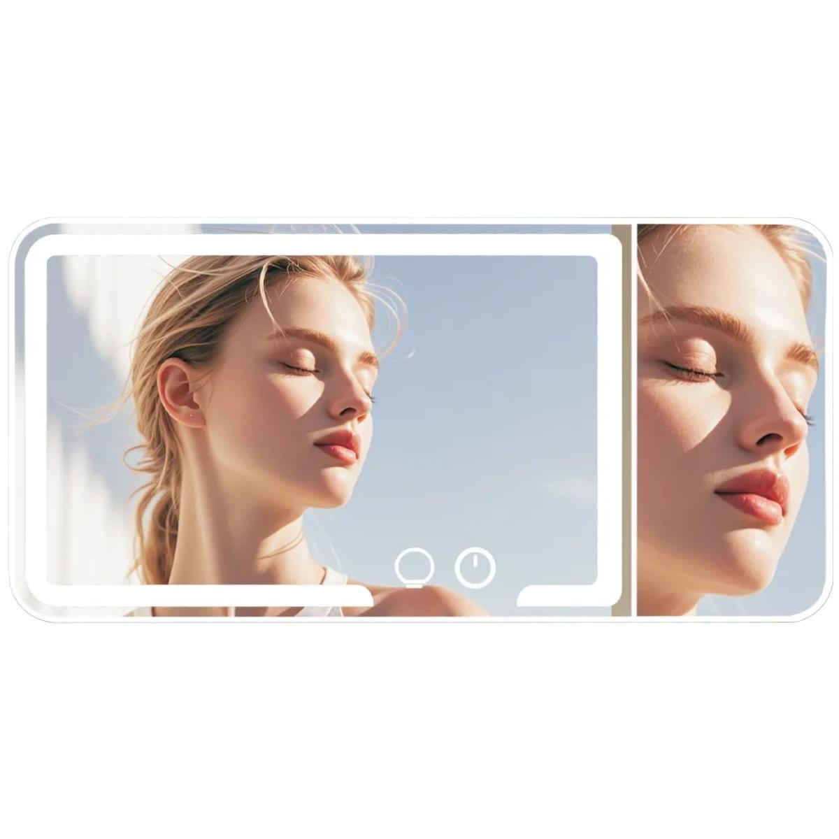 Porodo  Shinevibe LED Car Makeup Mirror