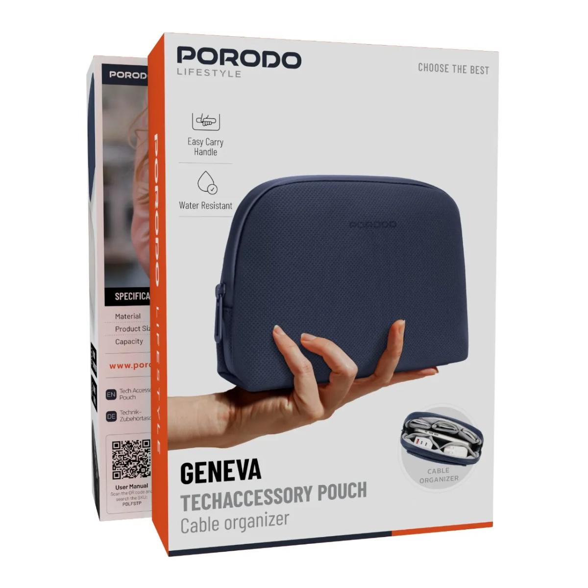 Porodo Lifestyle Geneva Tech Accessory Pouch