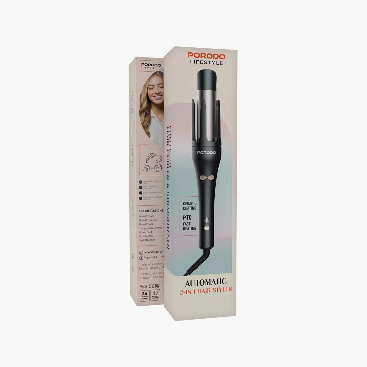 Porodo Lifestyle Automatic 2 IN 1 Hair Styler