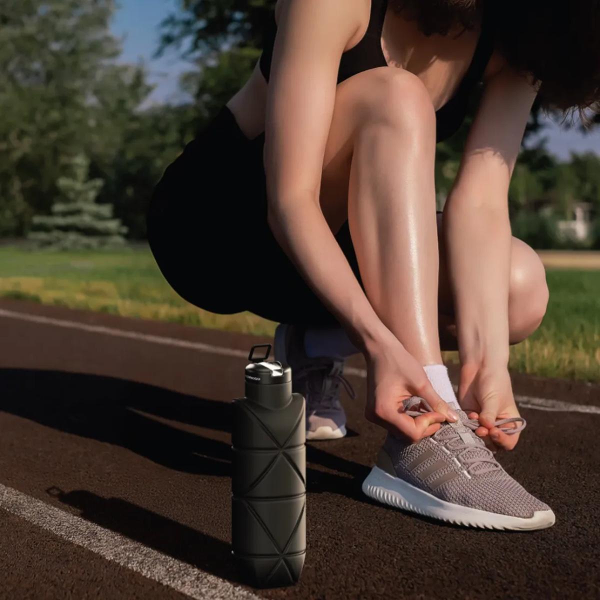 Porodo Lifestyle Fold-Flat LeakProof Silicone Bottle