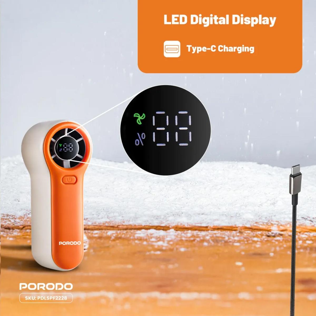 Porodo Lifestyle Pocket Size Handheld Fan