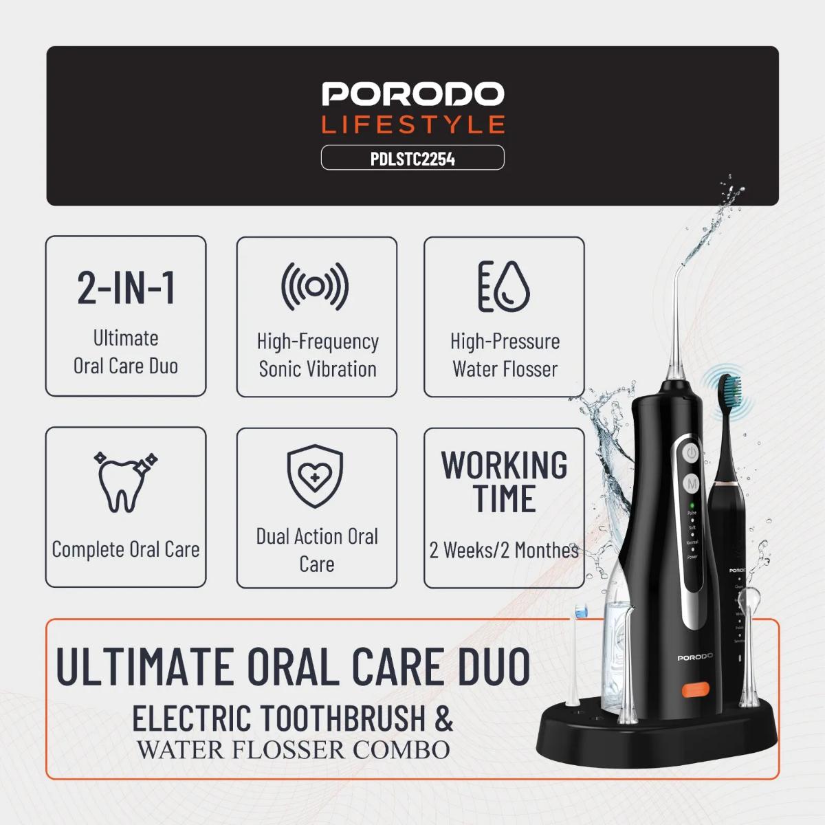 Porodo Lifestyle Ultimate Oral Care Duo