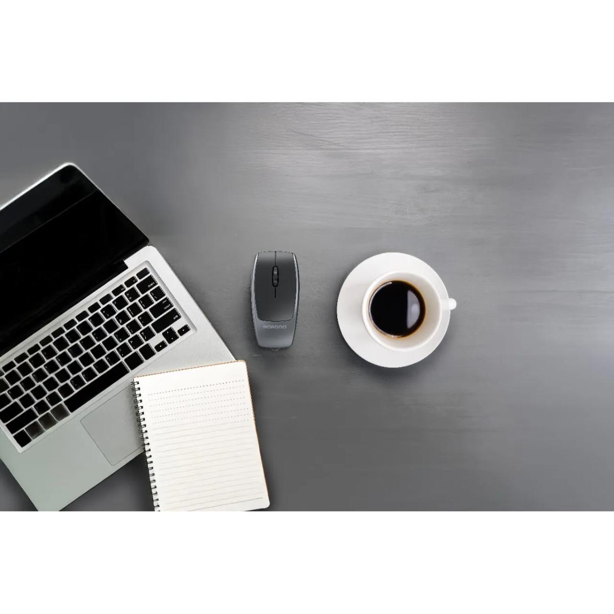 Porodo Wireless Mouse 1600DPI with Card Reader