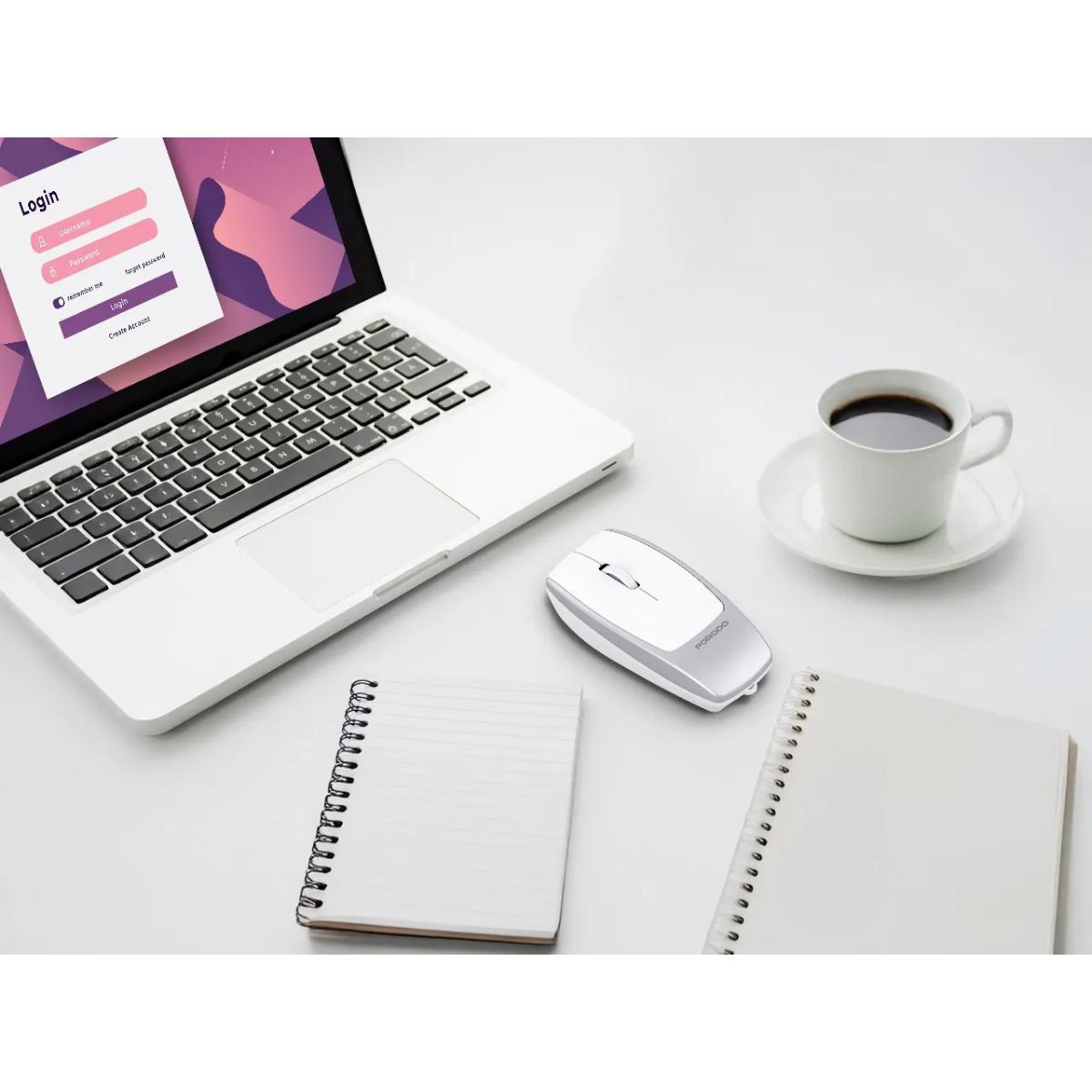 Porodo Wireless Mouse 1600DPI with Card Reader