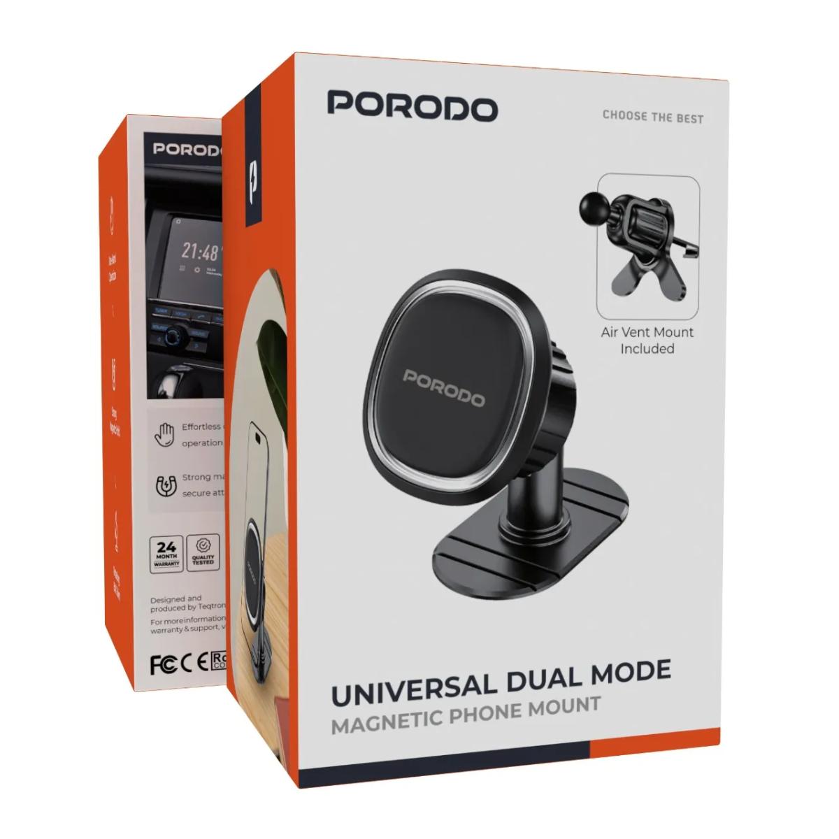 Porodo Universal Dual Mode Magsafe Phone Mount