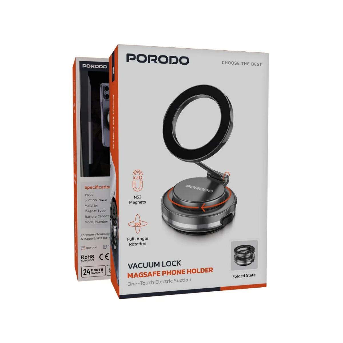 Porodo Vacuum Lock Magsafe Phone Holder