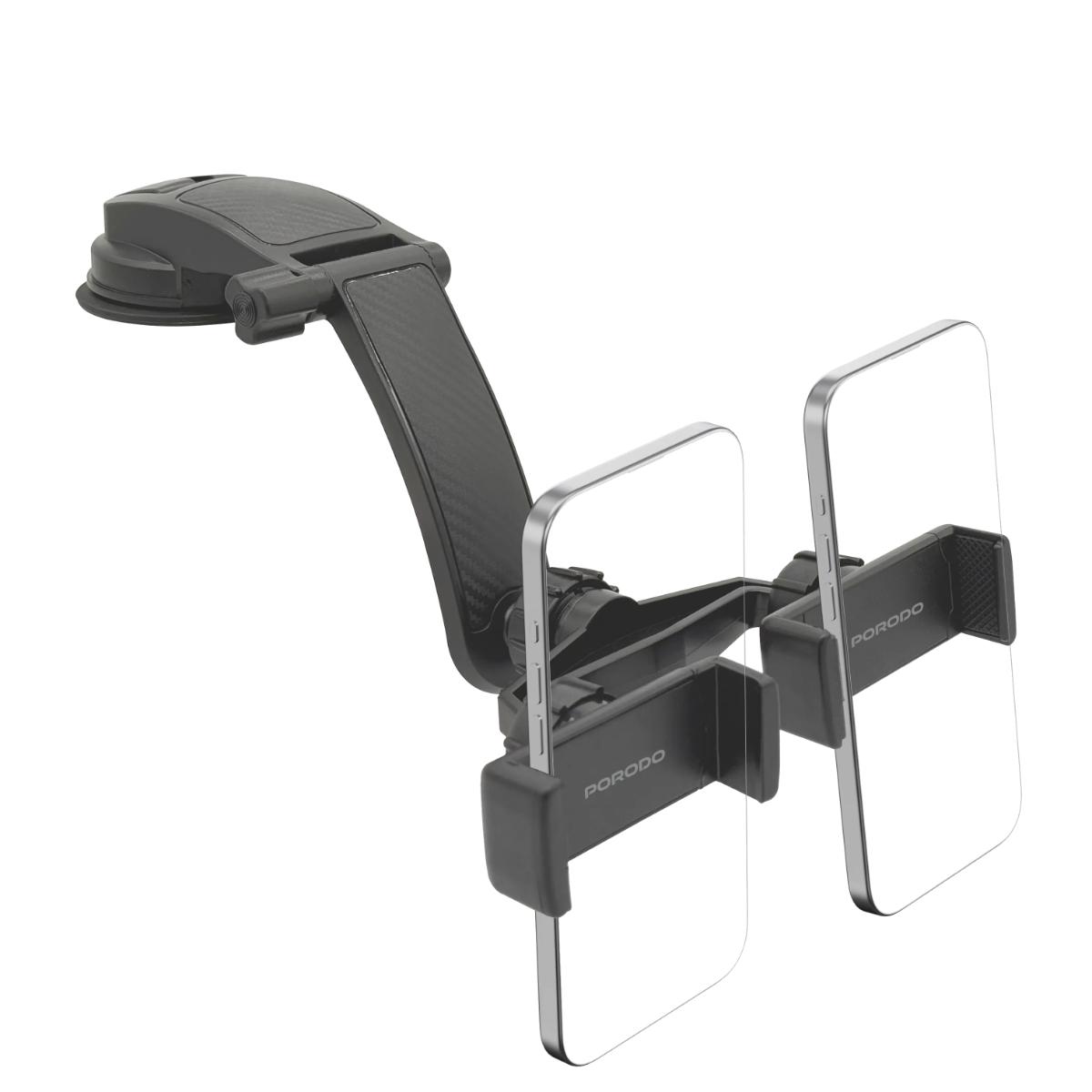 Porodo 360° Rotatable Car Phone Holder